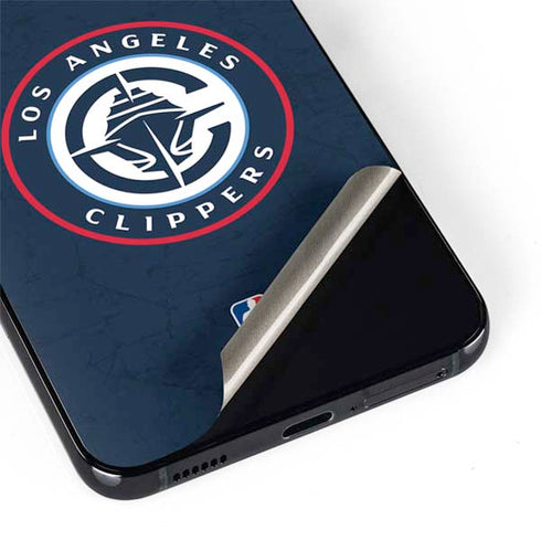 NBA Los Angeles Clippers Distressed Blue Galaxy S22 Plus Skin
